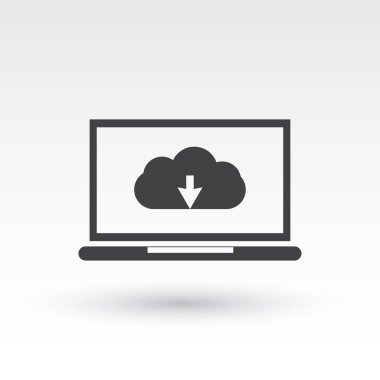 dizüstü bilgisayar vektör resimlemesi