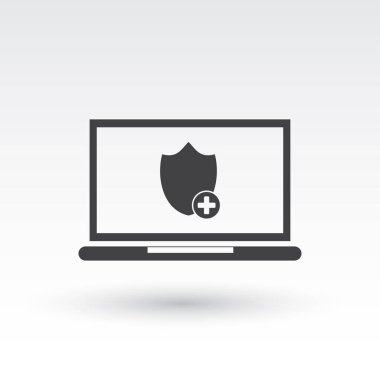 dizüstü bilgisayar vektör resimlemesi