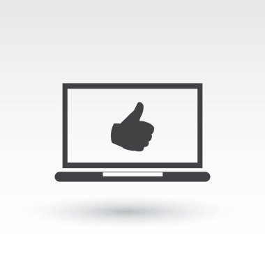 dizüstü bilgisayar vektör resimlemesi