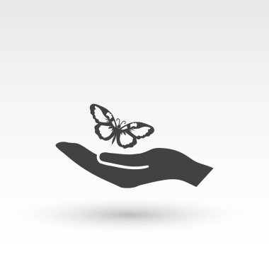 buterfly simge vektör tasarımı