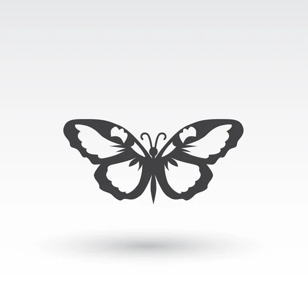 Projeto do vetor do ícone da borboleta —  Vetores de Stock