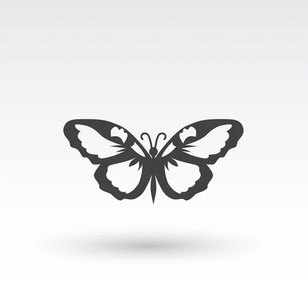 Buterfly icono vector de diseño — Vector de stock