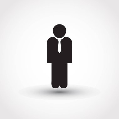 Adam profil simge vektör