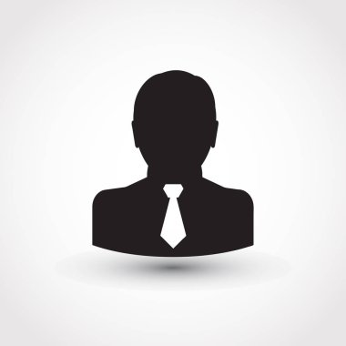 Adam profil simge vektör