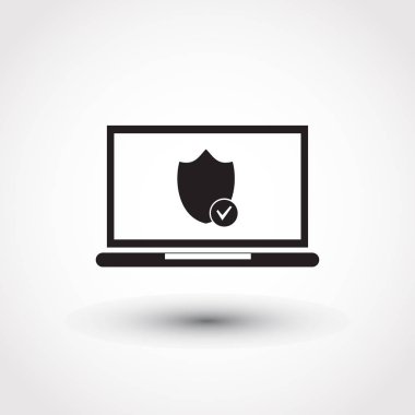 Popüler tasarımı olan bir dizüstü bilgisayar ekranı. Özel resimlerle kullanılabilir.