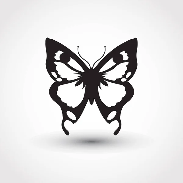 Kelebek logo grafik tasarım konsepti.