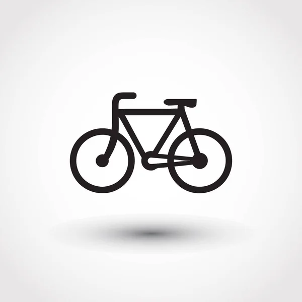 Le vélo. Vecteur icône vélo. Concept de vélo . — Image vectorielle