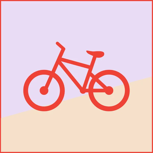 Bici icona Web design — Vettoriale Stock