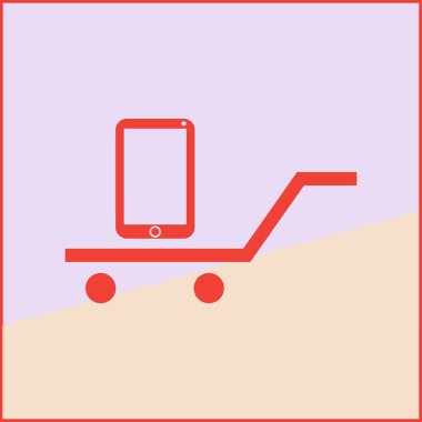 telefon web vektör simgesi