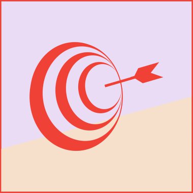 hedef web vektör simgesi