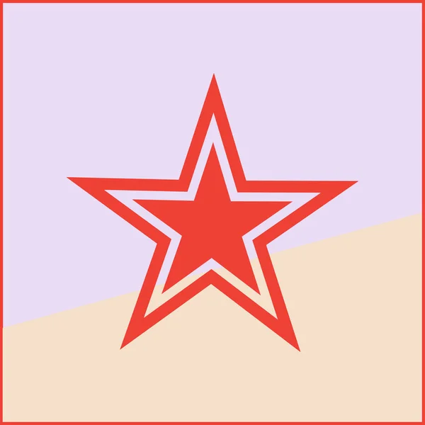 Star-Webvektorsymbol — Stockvektor