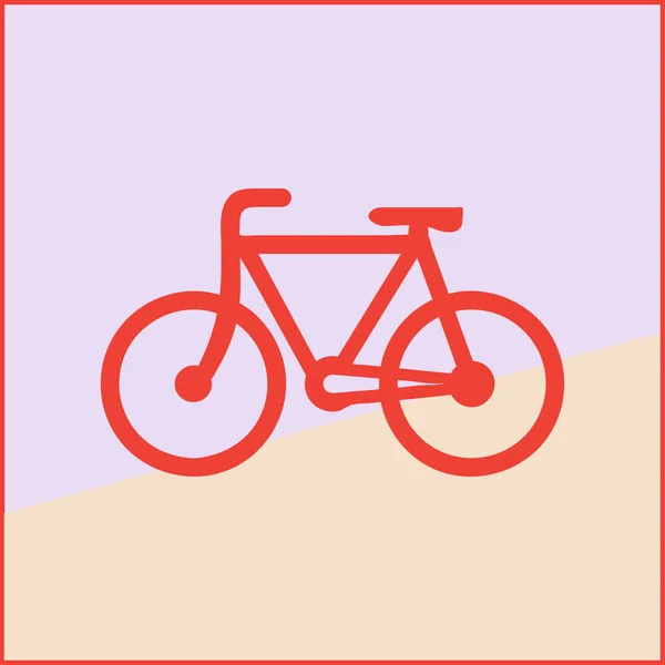 Bicicleta Ícone Web design — Vetor de Stock