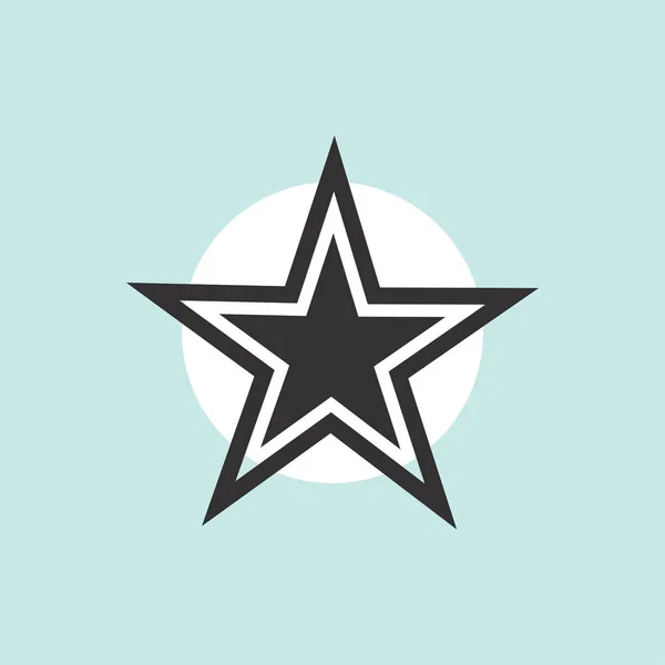 明星孤立平 Web 移动图标 — 图库矢量图片