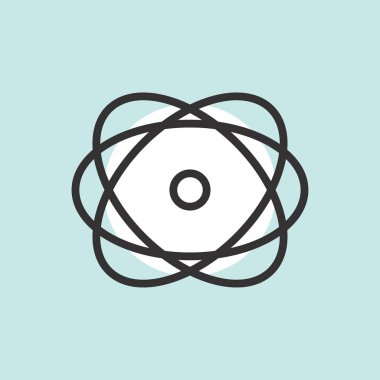 Atom simgesi. Web Tasarım