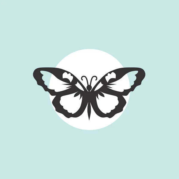 蝴蝶标志图形设计概念. — 图库矢量图片