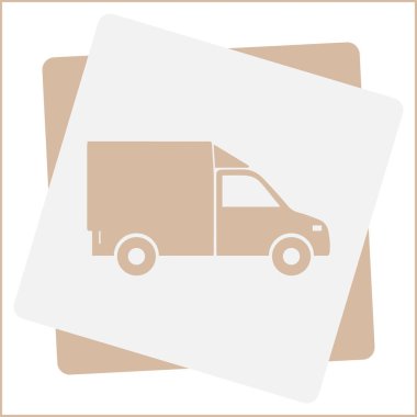 Teslimat vektör web simgesi