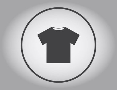 T-shirt web simge vektör.