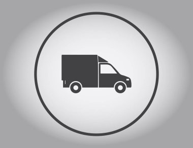 Teslimat vektör web simgesi