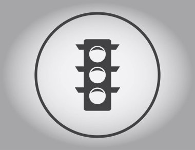 Vektör trafik ışığı simgesi.