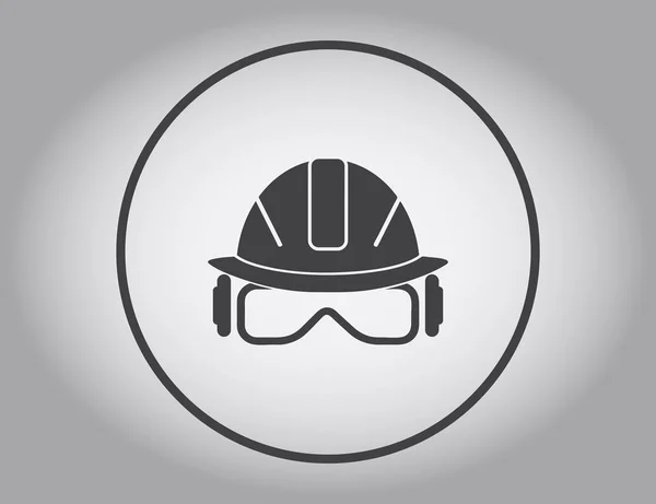 Helmet Vector illustration. icon — Stock Vector