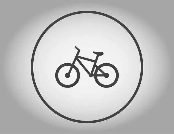 Ποδήλατο εικονίδιο απόθεμα διανυσματικά εικονογράφηση επίπεδη σχεδίαση — Διανυσματικό Αρχείο