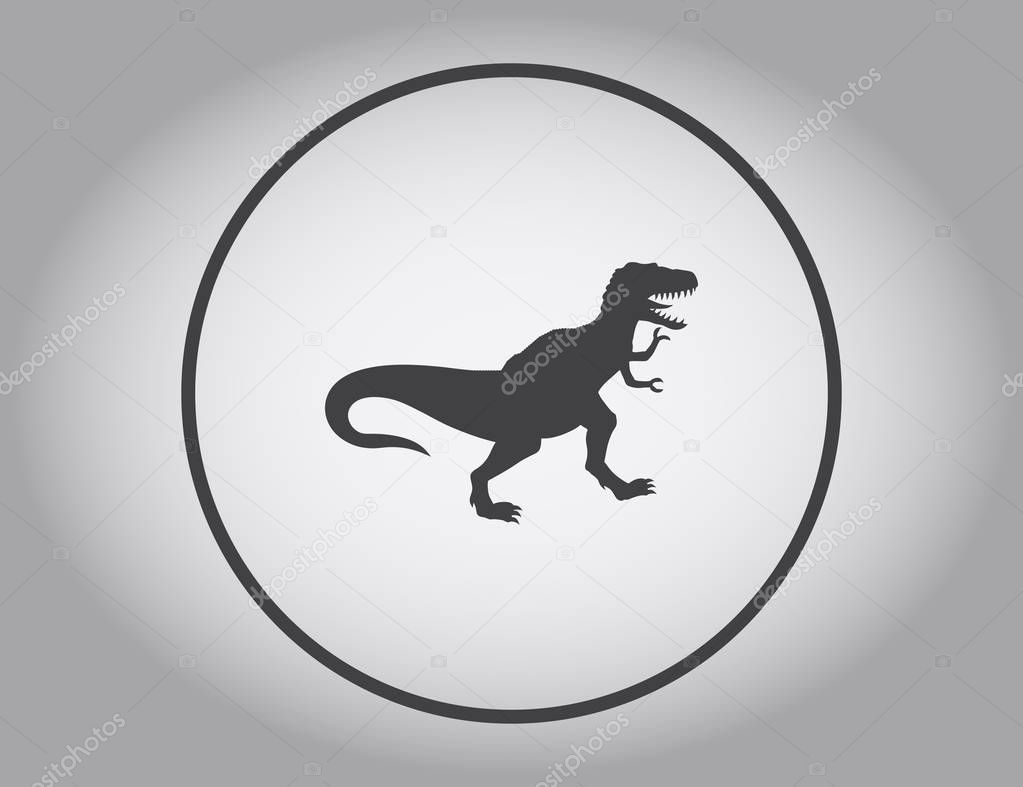 Tyrannosaurus pixelated. Dino retro games. Prehistoric Pangolin Monster Reptile