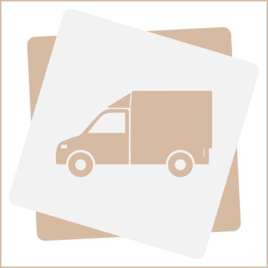 Teslimat vektör web simgesi