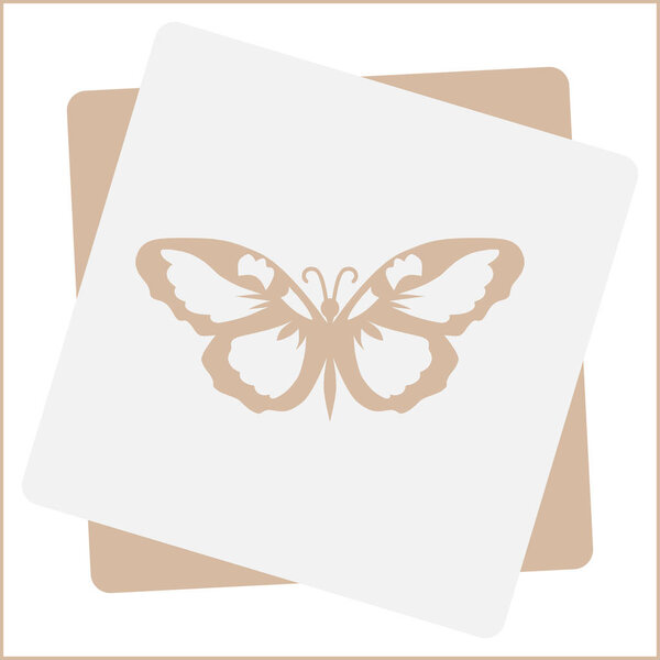 Butterfly vector web icon