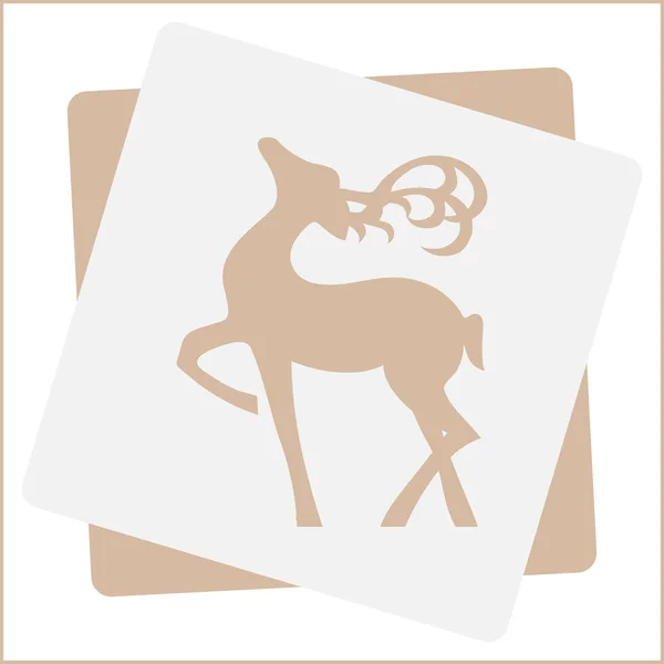 鹿矢量 web 图标 — 图库矢量图片
