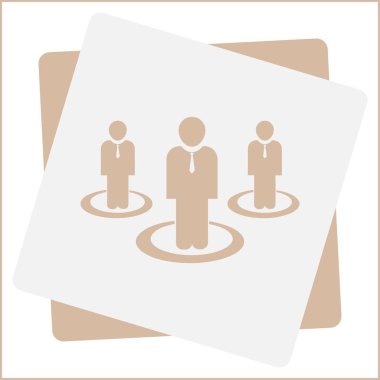 Grup insanlar vektör simgesi