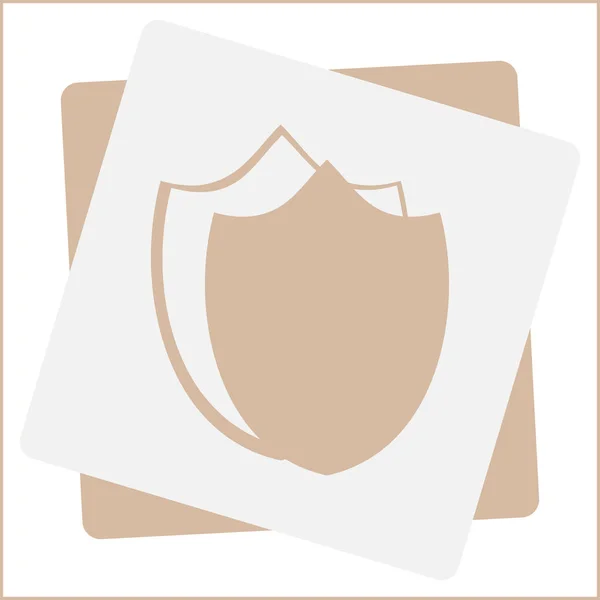 Shield vector web Icon — Stock Vector