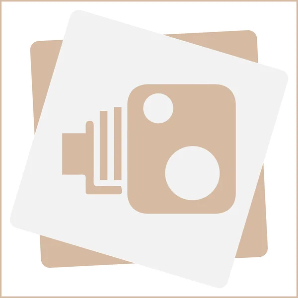 Video-Symbol, Camcorder-Vektor-Illustration — Stockvektor