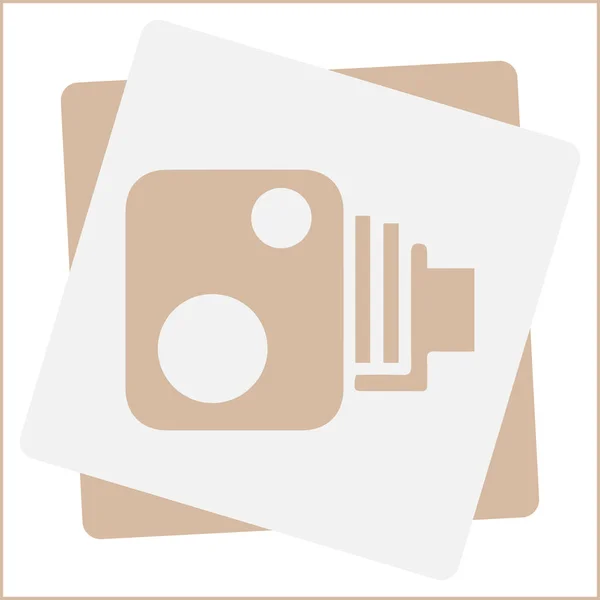 Video-Symbol, Camcorder-Vektor-Illustration — Stockvektor