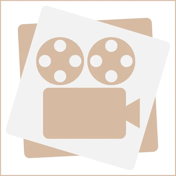 Video-Symbol, Camcorder-Vektor-Illustration — Stockvektor