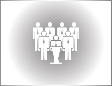 Grup insanlar vektör simgesi