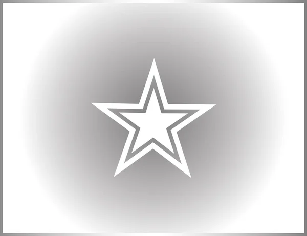 明星孤立平 Web 移动图标 — 图库矢量图片