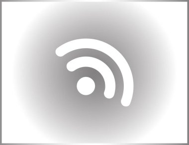 WiFi simge vektör, kablosuz Internet işareti, düz stil grafik ve web tasarımı için