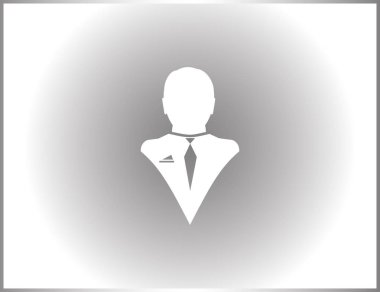 İşadamı vektör web simgesi