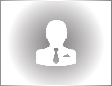 İşadamı vektör web simgesi