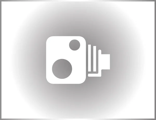 Videocamera vector pictogram — Stockvector