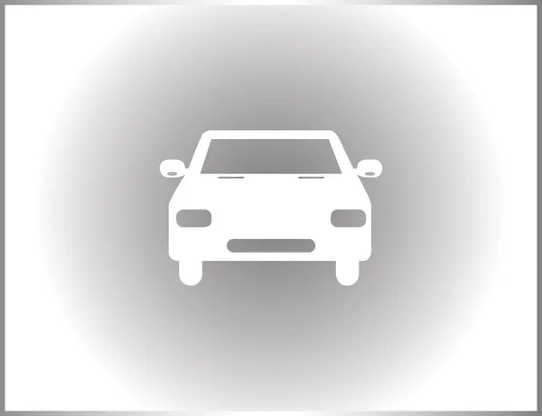 Vector icono de coche. Ilustración vectorial . — Vector de stock