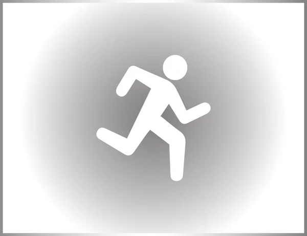 Zomer sport pictogrammen. running man — Stockvector