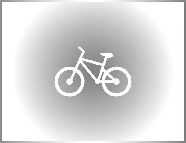 Bisiklet simge stok vektör çizim düz tasarımı — Stok Vektör