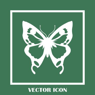 Kelebek vektör web simgesi