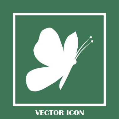 Kelebek vektör web simgesi