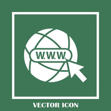 Web sitesi web vektör simgesi