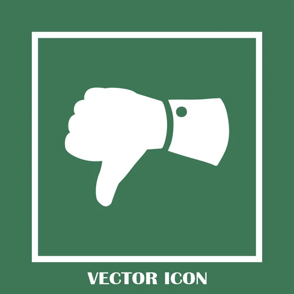 Vector thumb up icon, Illustration vectorielle d'icône plate . — Image vectorielle