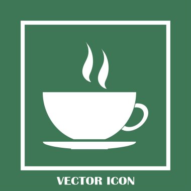 kahve fincanı vektör simgesi