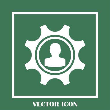 antika arka plan vektör sanat ile dişli simgesini