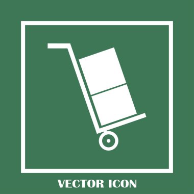 Bagaj vektör web simgesi.